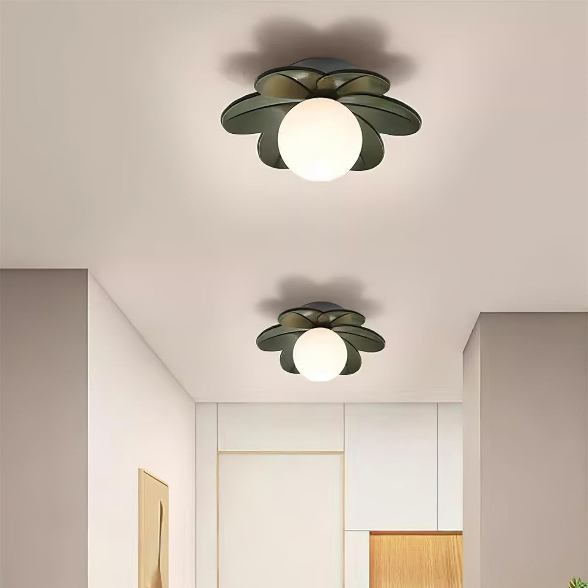 Petal Bloom Flush Mount Ceiling Light Floral LED Fixture