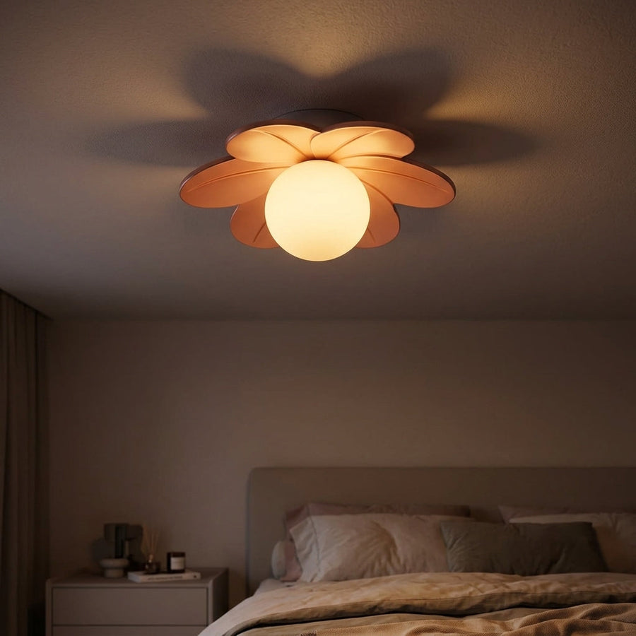 Petal Bloom Flush Mount Ceiling Light Floral LED Fixture